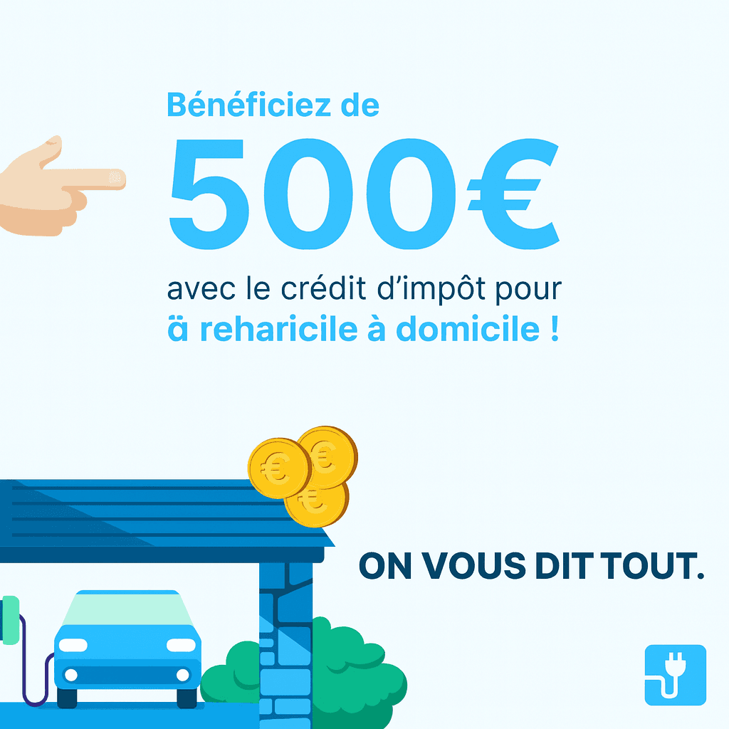 Crédit d’impôt pour borne de recharge